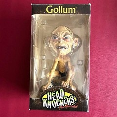 LOTR Gollum Head Knocker NECA The Lord of the Rings Bobblehead No Box /jet