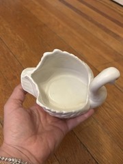 Fitz and Floyd Matte Swan Candy Dish