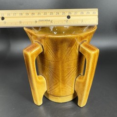 Ireland Pottery Vase Grafton Street Dublin Vase With Four Handles Flower Pot VTG