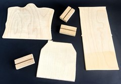 Vintage 1990’s~Bethany Farms~Wood Peg Paper Doll~Wooden Kitchen Set