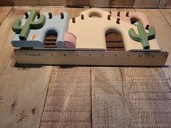 Southwest Diorama Adobe House Cactus Woodcraft Hanging Wall Art Home Interiors