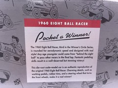 Hallmark Kiddie Car Classic 1960 Eight Ball Racer QHG9039 Peddle Car