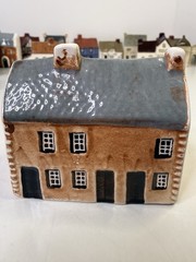 Mudlen End Studio Felsham Suffolk Pottery Miniature House Cottage #22 Large Flat
