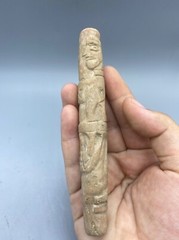 Large Pre Classic Jasper Stone Bactrian King Face Engraved Amazing Bead