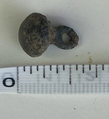 TUDOR Bronze Button Metal Detecting Find 15th-16th Century