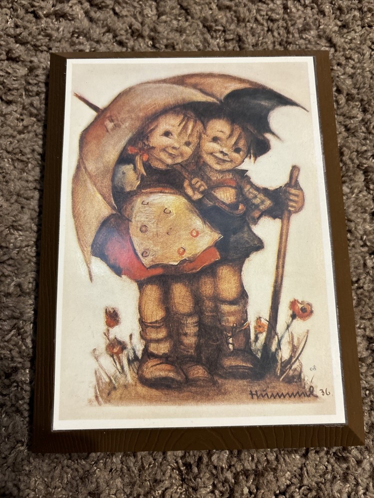 Vintage Hummel 36 Plaque, ARS AG Zug / Switzerland NIB (6-3/4” L x 5” W)