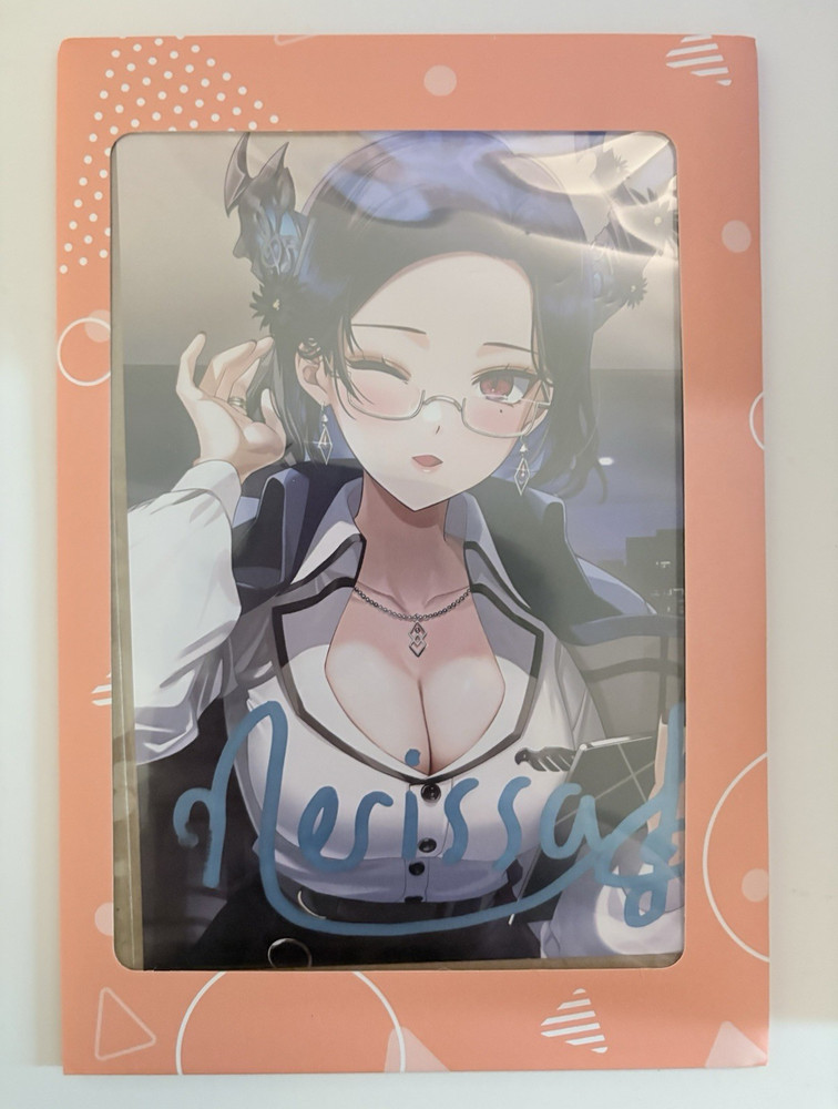 Nerissa Ravencroft 850k Subscribers Celebration Signed Postcard