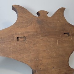 VTG Antique Wood Victorian Edwardian Crescent Moon Unique 18″ x 8″ x 12″