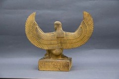 Ancient Egyptian Artifacts RARE AUTHENTIC WINGED STATUE Of Egyptian Goddess Isis