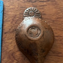 Greek Terracotta Oil Lamp Replica – Votive Offering of the Courtesan Athena