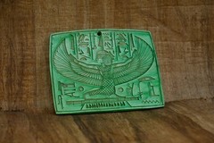 Authentic Ancient Egyptian Antiquities Stone Isis Rare Green Statue Egyptian BC