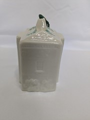 Belleek Hazelwood House Bell ornament, 10th Ed., 9th Mark (1997-2000)