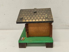 Vintage Wooden Swiss Musical Movement Landler 045 Chalet Music Box