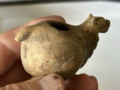 INCREDIBLE PRE-COLUMBIAN IMPERIAL CANOPA CONOPA LLAMA EFFIGY CONTAINER FROM PERU