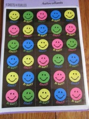 Hallmark Smiley Stickers 1990’s Be Happy Smile Face UNOPENED 120