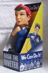 NEW ROSIE THE RIVETER WE CAN DO IT! BOBBLEHEAD 2016 7 1/2″ H ARCHIE MCPHEE 8YR+