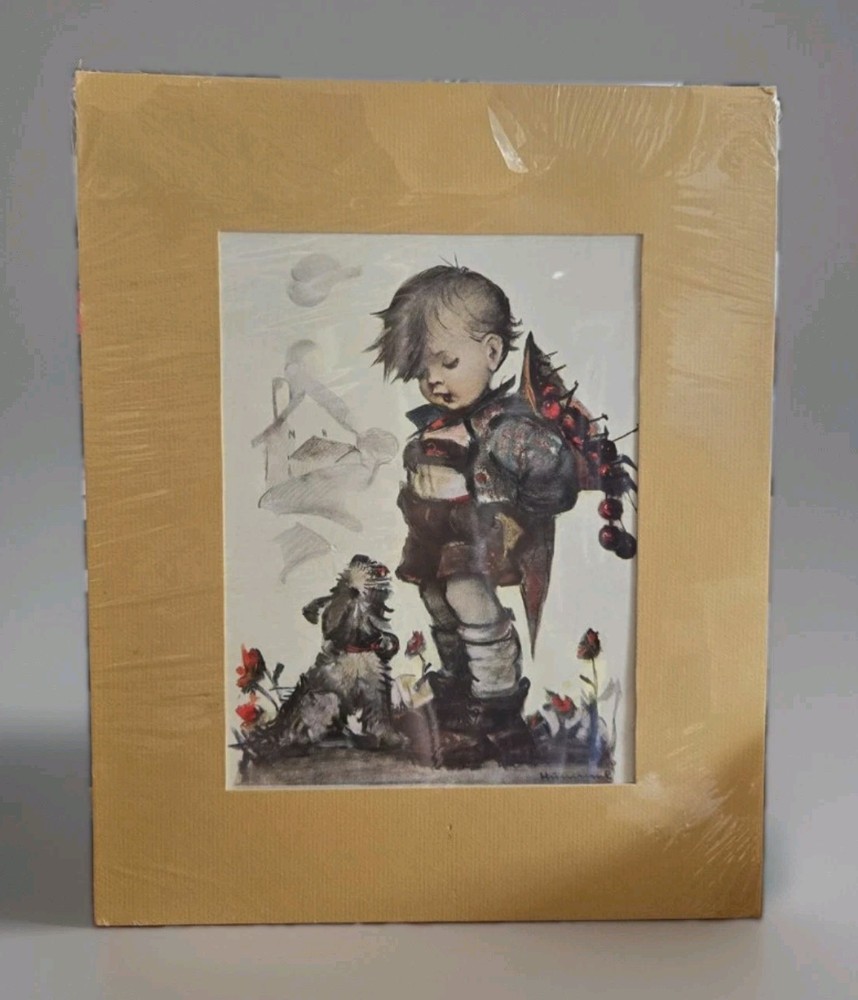 Hummel Wall Art Matted Unframed Print Ars Edition Art Is 10.5X7.5″ Matt 16X13″