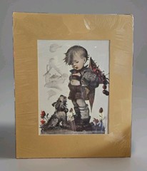 Hummel Wall Art Matted Unframed Print Ars Edition Art Is 10.5X7.5″ Matt 16X13″