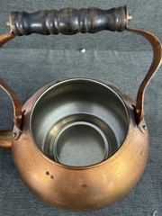 Antique Photo Upcycled Repurposed Primitive Vignette Tabletop Decor Metal Copper