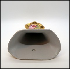 Antique Noritake Wall Pocket Moriage Rose Heavy Gold Gilt Raised Beading 1911