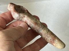 INCREDIBLE PRECOLUMBIAN TAIRONA SHAMAN JASPER STONE MEDICINE DRUG SPOON COLUMBIA