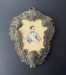 Vintage E.A. RIBA CO. Brooklyn NY Victorian Style 97 Ornate Frame Gold Tone