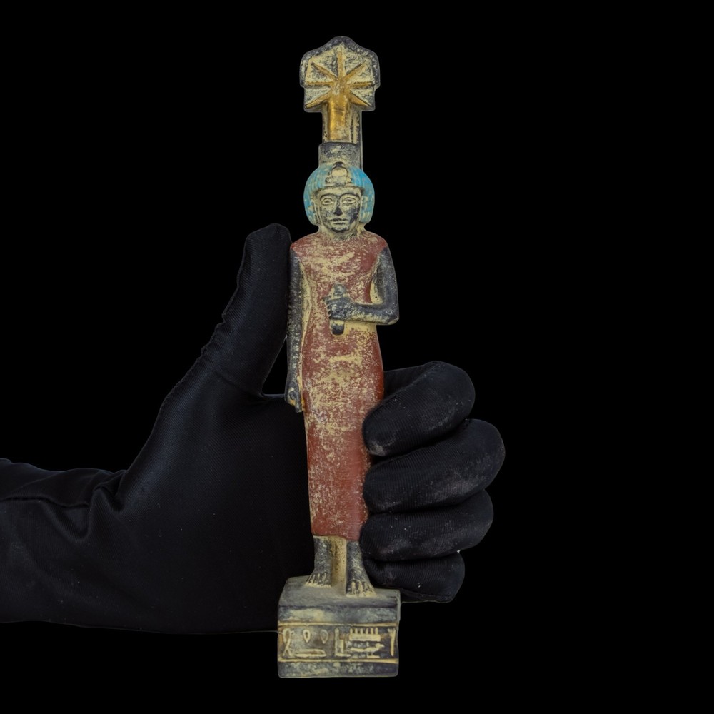 Authentic Ancient Egyptian Antiques Seshat Goddess Writing Figure Statue BC