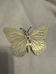 Set Of 3 Home Interior Gold Metal Butterflies Gallery Wall Accent Art Decor