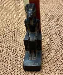 Amazing Commemorative Ancient Egyptian God Anubis Seated Statue With Glyphs SALE