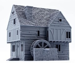 Halloween Witch Hocus Pocus Cottage 3d Haunted House LED moving Wheel Display