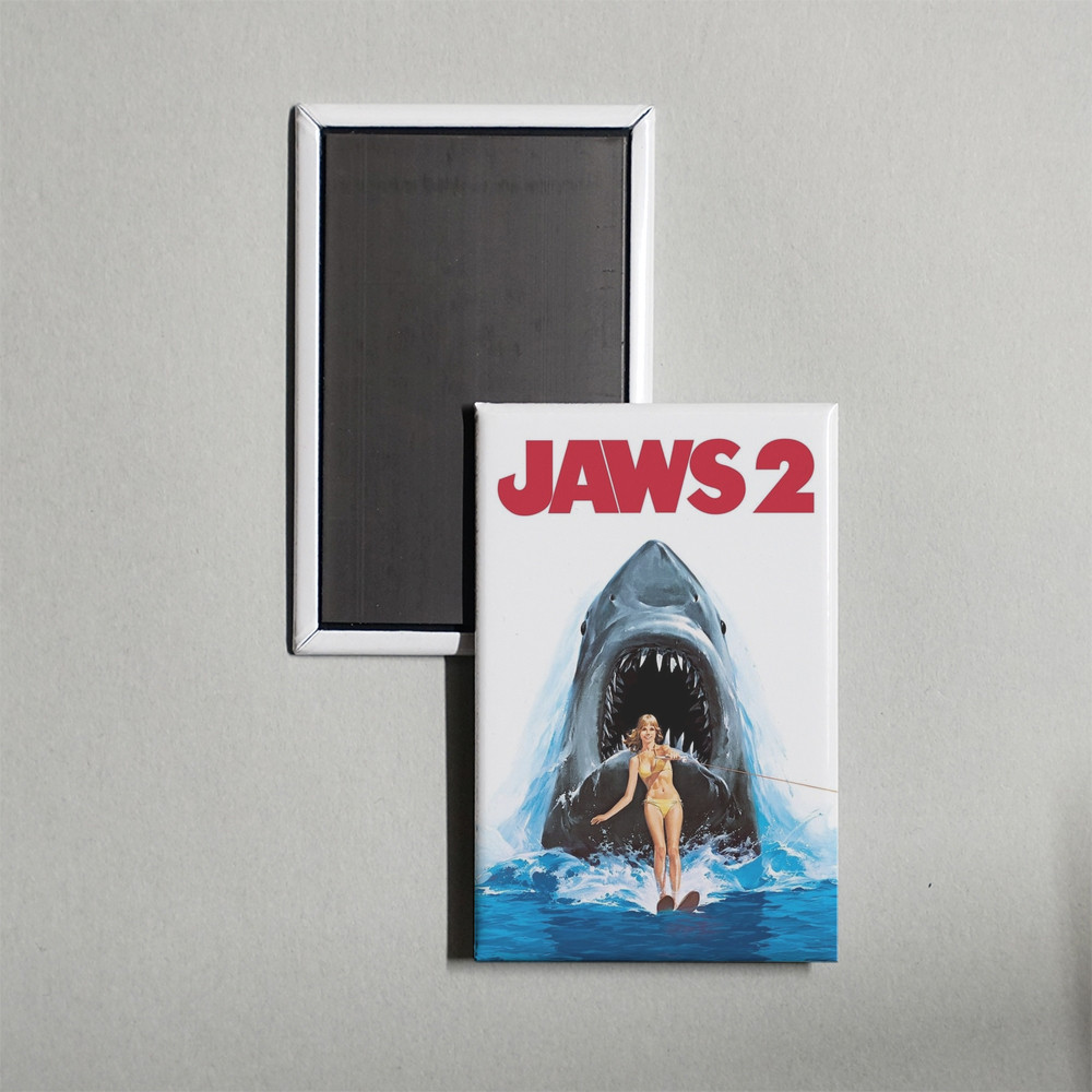 Jaws 2 Mini Movie Poster Fridge Locker Magnet
