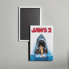 Jaws 2 Mini Movie Poster Fridge Locker Magnet