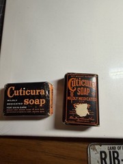 Lot Of 2 Vintage Caticura Soaps In Original Packaging! 1900s Early Advertisement