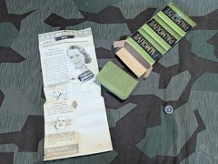 Vintage 1930s 1940s German Deadstock Palmolive Soap in Box 3 Bars WWII Original