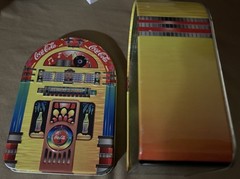 Coca-Cola Always Rockin’ Jukebox Tin 6″ Classic Collectible Container Box | 1996