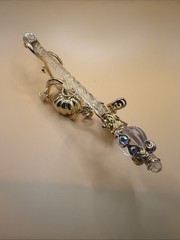 Franklin Mint Cinderella’s Magic Wand 24K Gold Plated Crystal NEW No Box