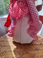 Vintage Christmas Tregaardens Julehus Art Doll: Handpainted from Norway