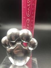 Adorable Cast Aluminum Dog Paw Christmas Stocking Or Leash Holder