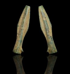 Ancient Bronze Arrowhead Near East Military Projectile 40mm Authentic Guaranteed