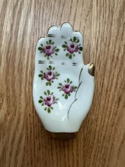 An Trice Hand-Painted Trinket Dish Ring Dish Jewelry Holder