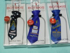 Lot of 6 Botskis Blinking Bottle Ties, New in the Original Packaging