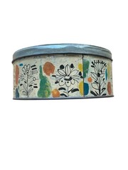 RENE PORTOCARRERO. Vintage Cookie Tin with Artwork. – Cuban Art – Collectible