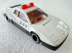 Tomica Japan Ferrari Testarossa Police Car Metropolitan Police Collection Displa