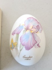 NORITAKE Bone China ANNUAL EASTER EGG 1973 1976 1977 1980 1984 Editions & Boxes