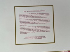 Vintage Avon 1876 Cape Cod Collection Ruby Red Two Tier Server w/original box