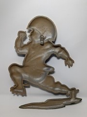 Vintage Homco Sexton 1976 Metal Football Set of 3 Wall Hanging Plaques