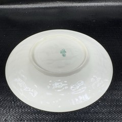 Belleek Christmas 9inch Plate Dish Fine Porcelain 1970 Castle Caldwell Ireland