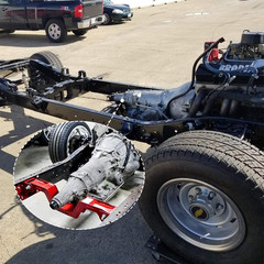 LS Swap Transmission Crossmember with Black Powder Coating Fit for 1963-1972 Che