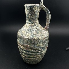 Genuine Ancient Roman Glass Pitcher Jug Circa 1st – 2nd Century AD