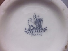 Belleek Enchanted Garden Cream Pitcher Creamer Porcelain Flower Made In Ireland